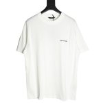 Balenciaga 21ss Front and Back Letter Logo Print Round Neck Short Sleeves